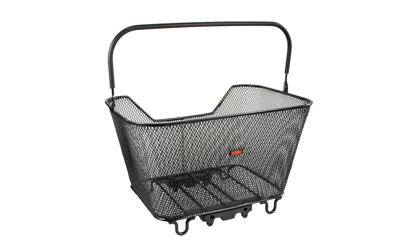 Rear Basket Wide Racktime Snap It System black