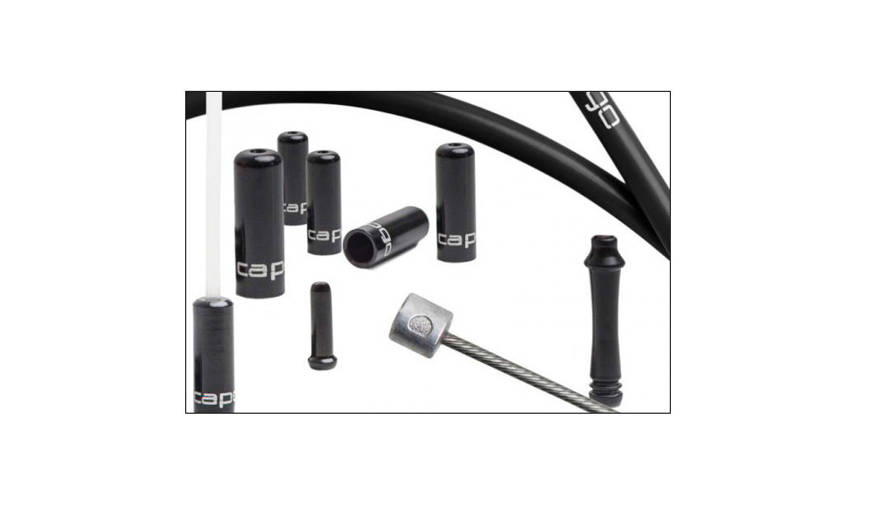 KTM Team Shift Cable Kit long for Shimano/Sram MTB 1x11 & 1x12. E-bike orange