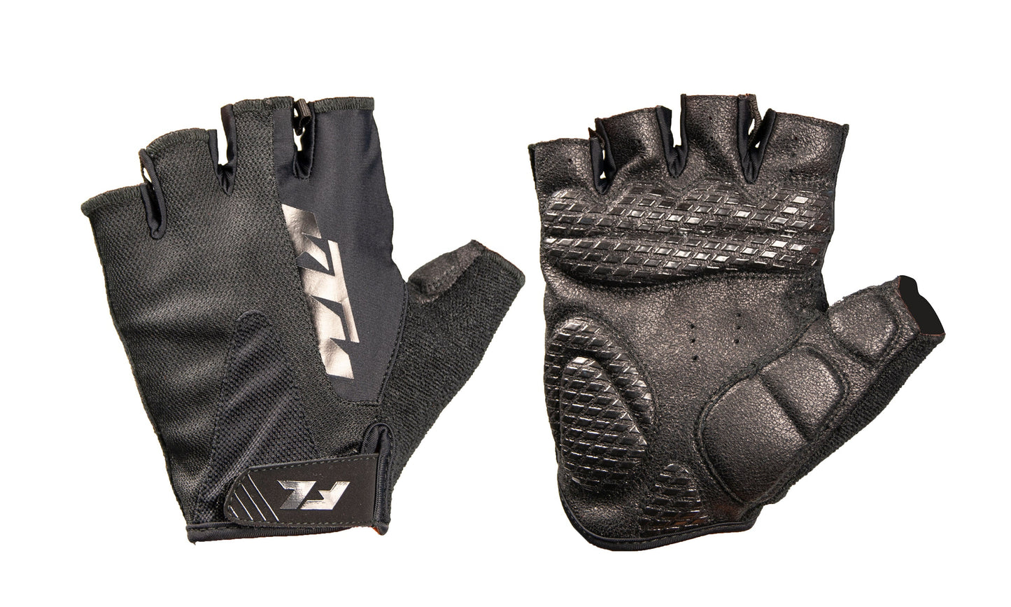 Factory Line Gloves short black/black