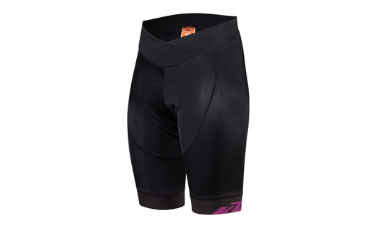 Lady Line Shorts w/o braces black/purple