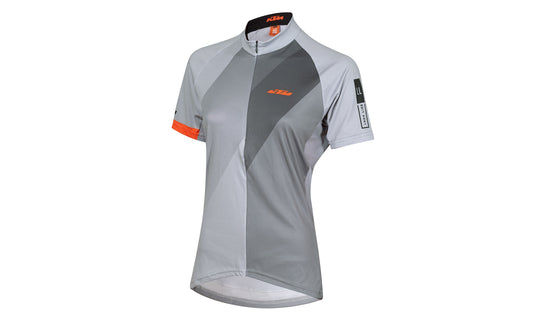 Lady Line Jersey shortsleeve grey/orange