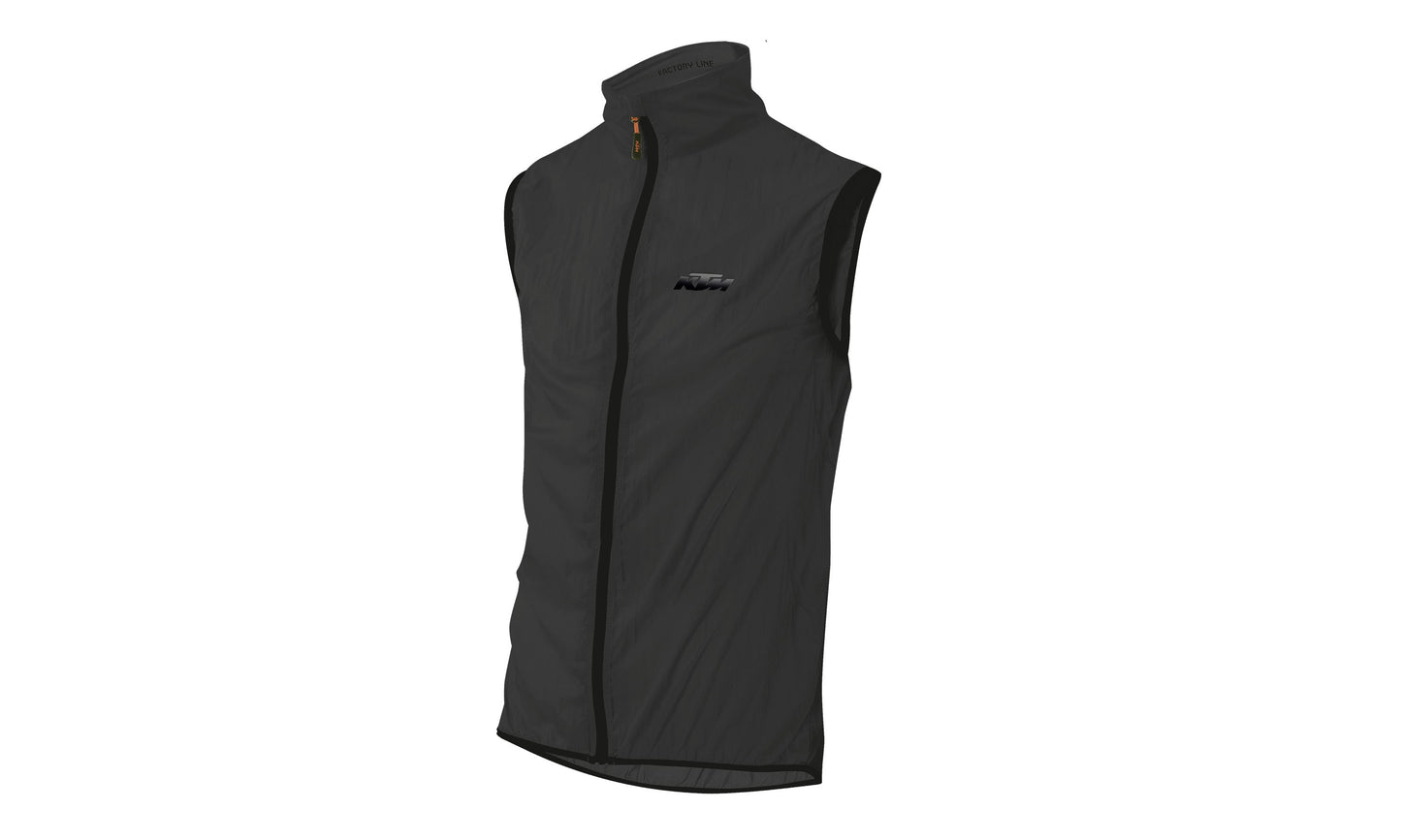 Factory Line Windbreaker sleeveless black