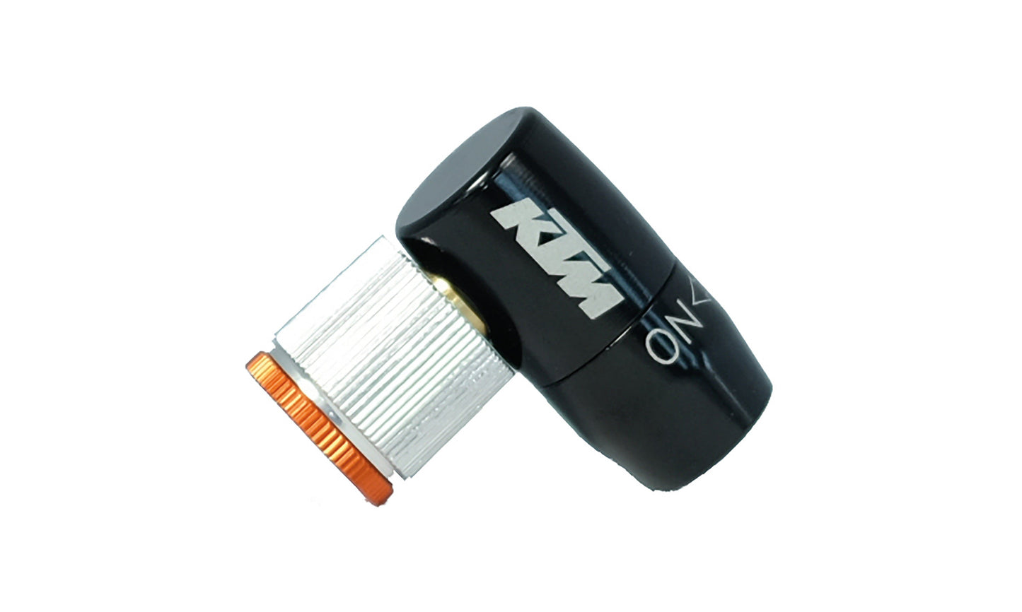 KTM CO2 Inflator 16g Cartridge CNC black / silver / orange