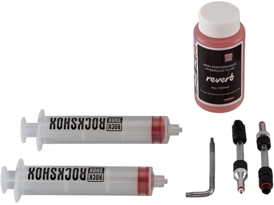 RockShox Standard Bleed Kit (includes 2 Syringes/fittings, Reverb Hydraulic Fluid, 120ml Bottle new)