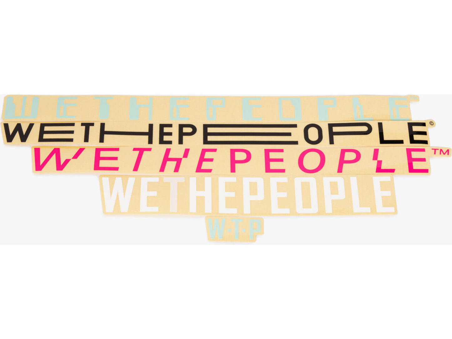 wethepeople 4Big Sticker set