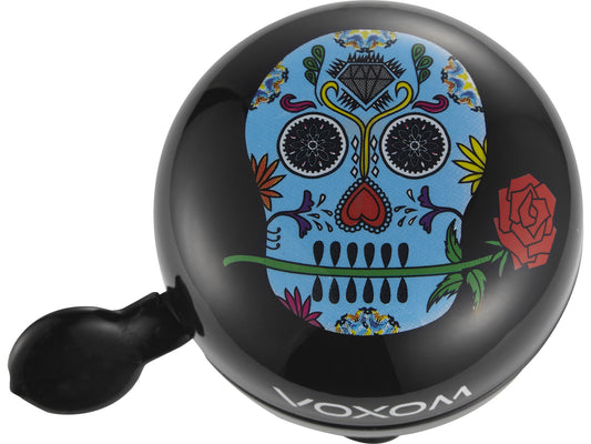 Bicycle Bell KL22 Skull Black