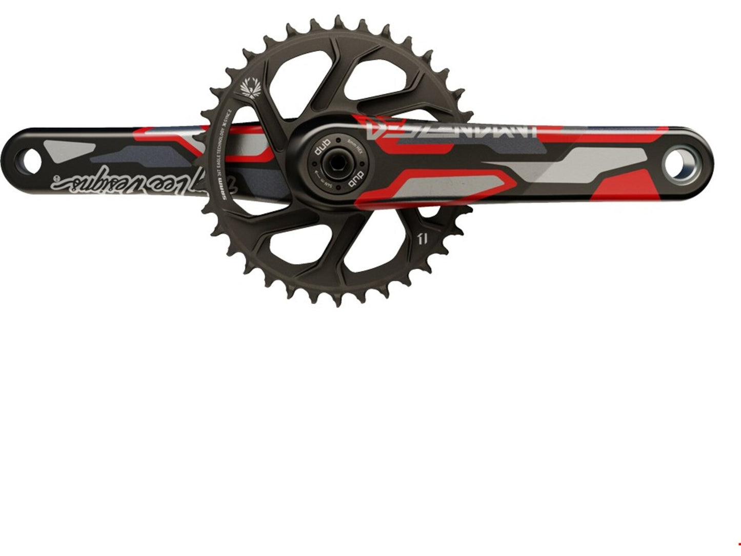 Crankset Descendant Eagle DUB DH CoLab Troy Lee Designs