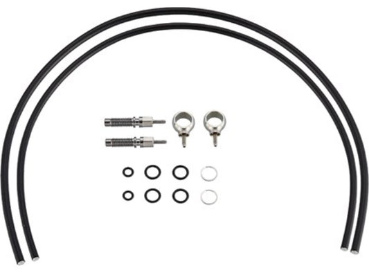 REMOTE HYDRAULIC HOSE KIT - (INCLUDES RETAINING RING, BANJO O-RINGS & HOSE BARB O-RING) - XLOC