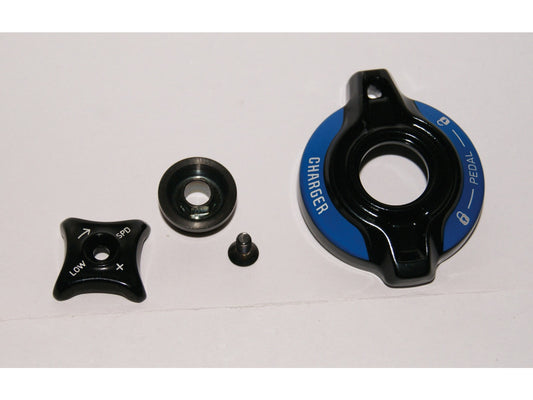 FORK COMPRESSION DAMPER KNOB KIT - CROWN CHARGER RCT3 (INCLUDES KNOB & SCREW) - LYRIK B1/PIKE